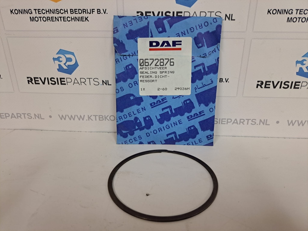 Lammellenring uitlaat DAF 1160 DKA
