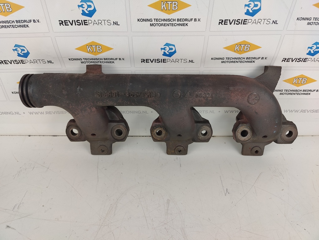 Exhaust manifold, left front MAN V12