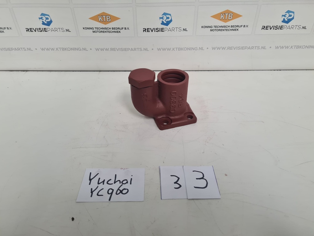 Aansluiting pijp olietoevoer Yuchai YC6C