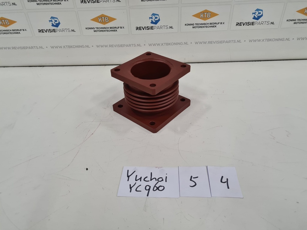 Uitlaat flexibel, compensator Yuchai YC6C