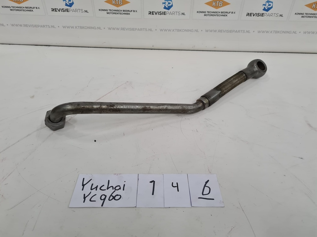 Olieaanvoerleiding turbo Yuchai YC6C
