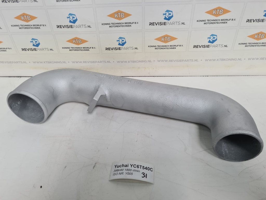 Turbo inlaat pijp Yuchai YC6T