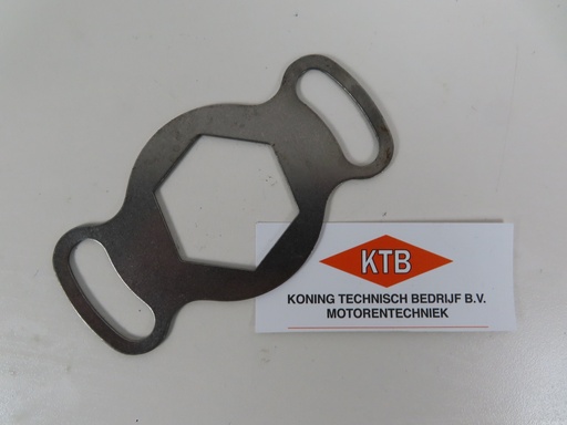 [4.4.3.3] Borgplaat tbv krukaspoulie/moer DAF 825/1160