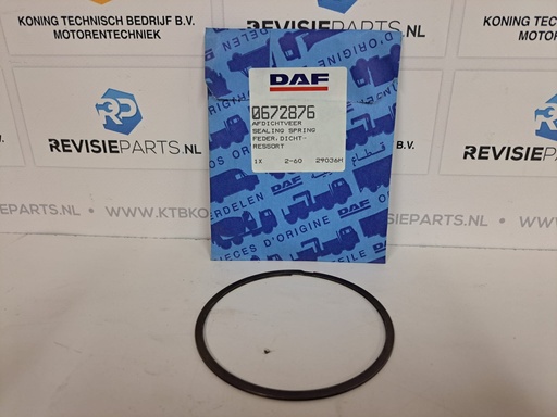 [KTB0672876] Lammellenring uitlaat DAF 1160 DKA