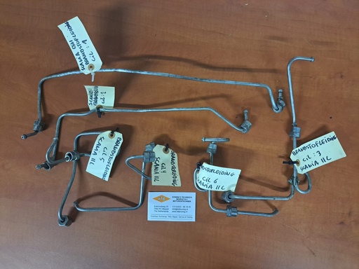 [7.10.4] Fuel lines (Cil. 1,2,3,4,5,6) Scania D11/DS11