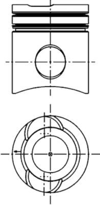 [40 275 960] Zuiger - Kitset + Voering KMD S14