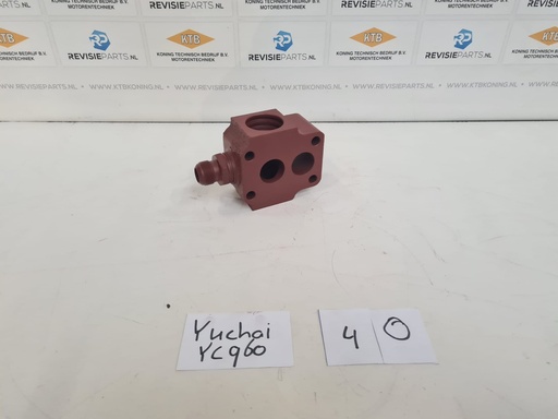 [KTBYC6C047U] Tussenblok oliefilterhuis turbo Yuchai YC6C