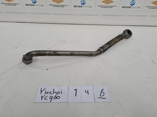 [KTBYC6C148U] Olieaanvoerleiding turbo Yuchai YC6C