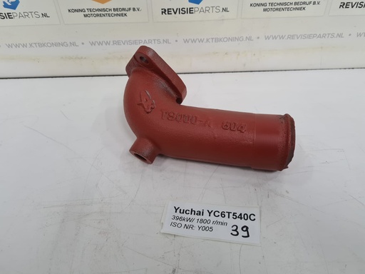 [KTBYC6T039U] Water aansluitstuk Yuchai YC6T