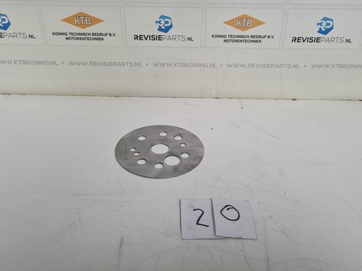 [KTBVolvoD12D-B020] Plate (front) Volvo D12 D-B